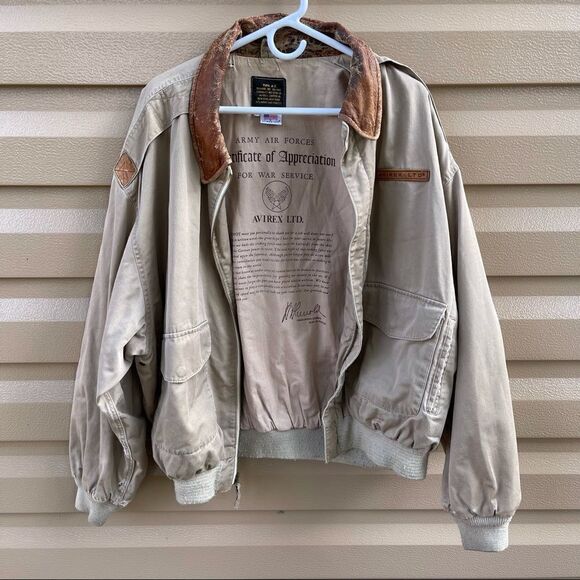 Vintage Avirex LTD BOMBER FLIGHT JACKET Type A-2
